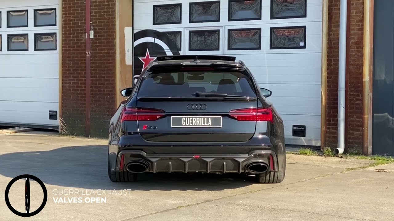 1052HP Audi RS6 C8 with Full Guerrilla Exhaust | Sound Check!