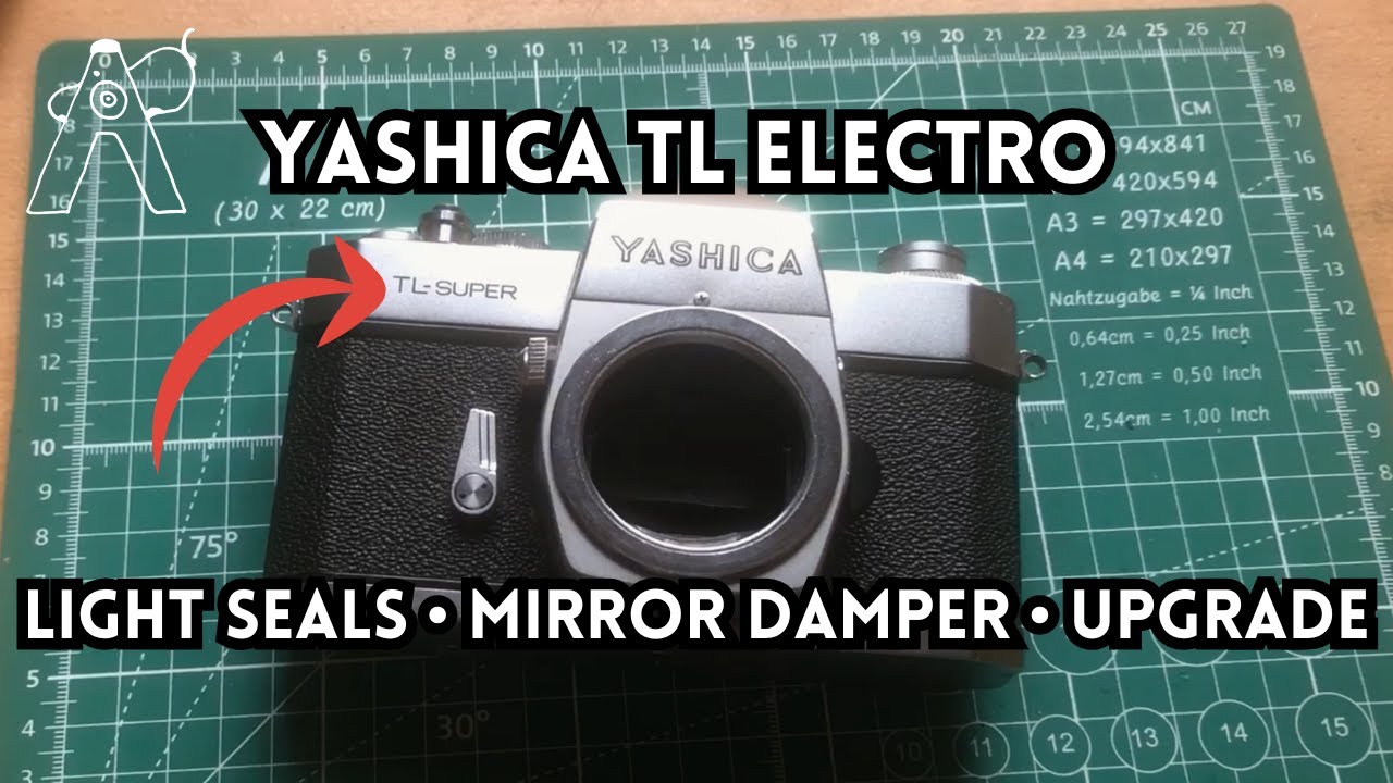 Restoring a Yashica TL Electro: Light Seals, Mirror Damper & More! #vintagecameras