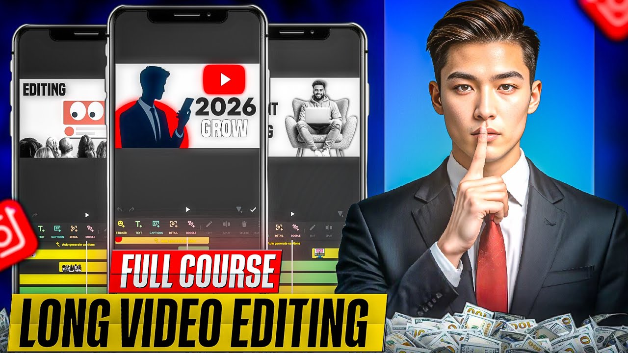 How To Edit Long Videos In InShot (Step By Step) | Full Course 🔥