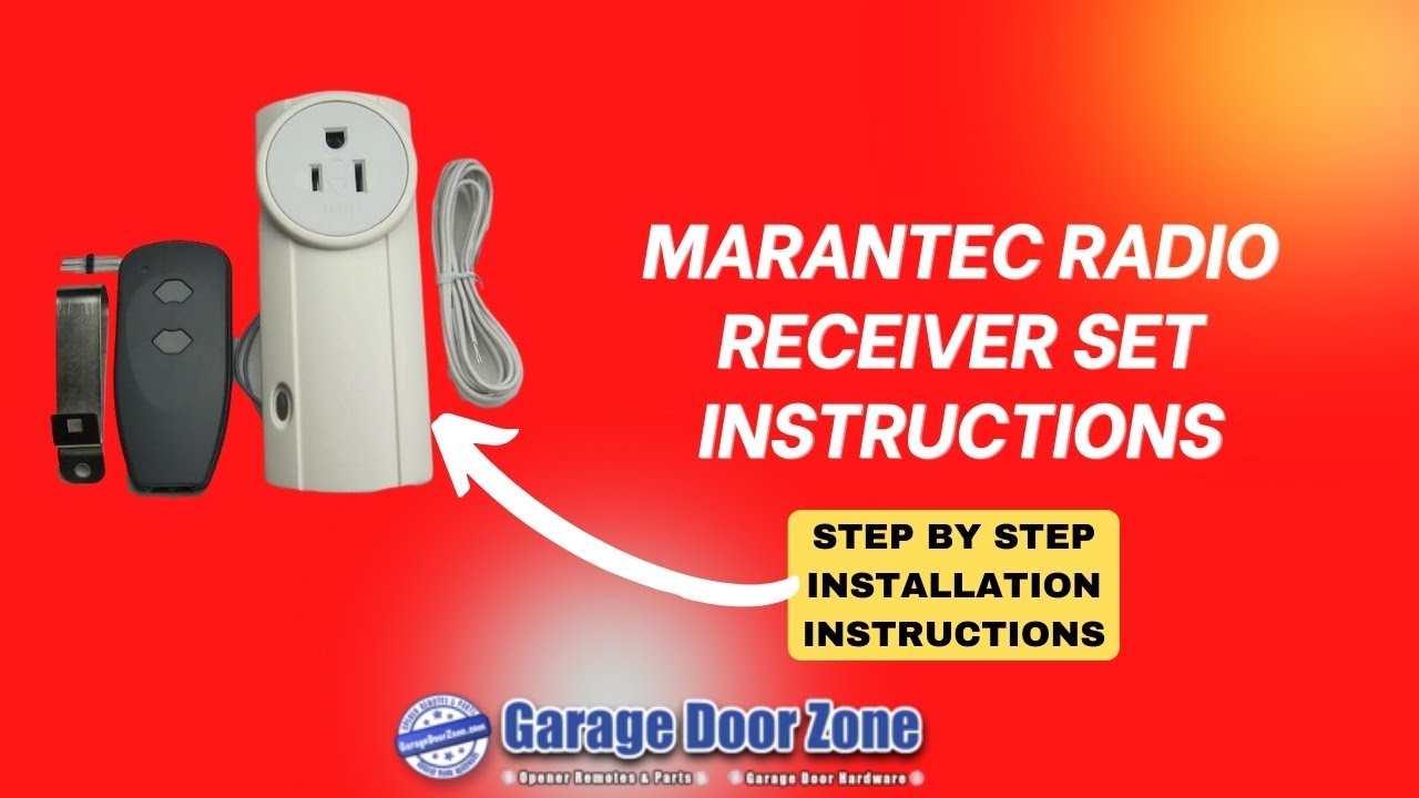 Marantec 75424 Radio Receiver Installation Instructions | Step by Step Instructions Under 3 Minutes