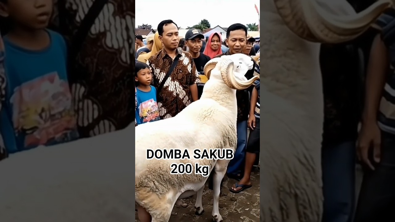 Domba sakub 200 kg #shortsfeed #viralvideo #ai #veo3