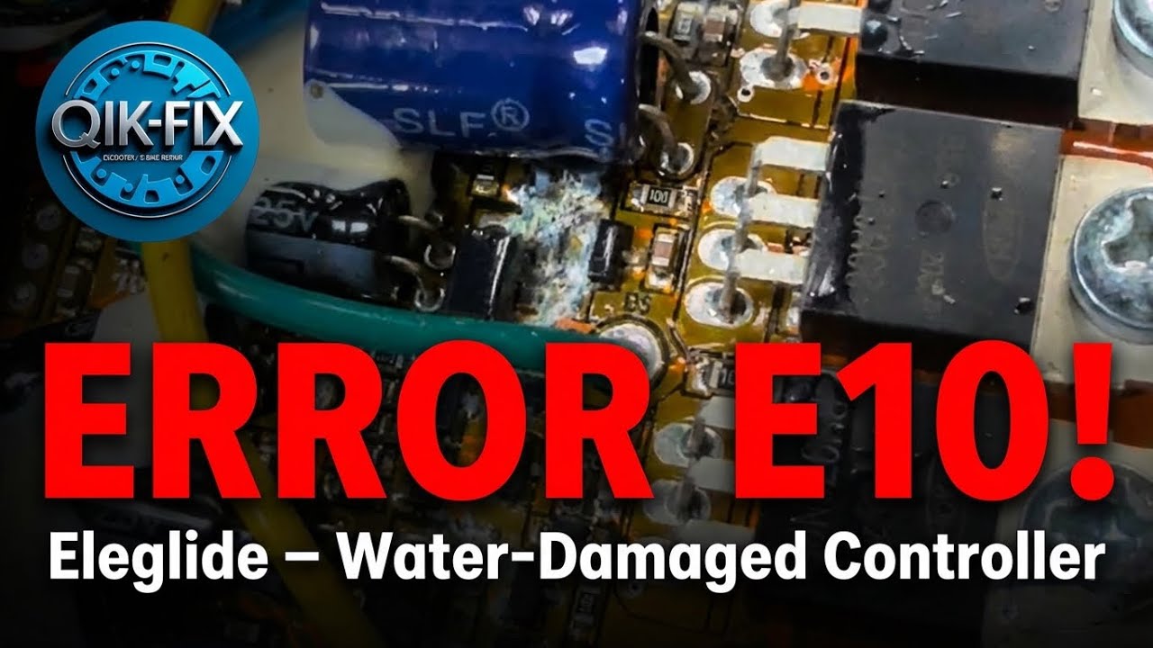 Eleglide E-Bike Error E10? Water-Damaged Controller – Converted to New System & Now Works 100%!