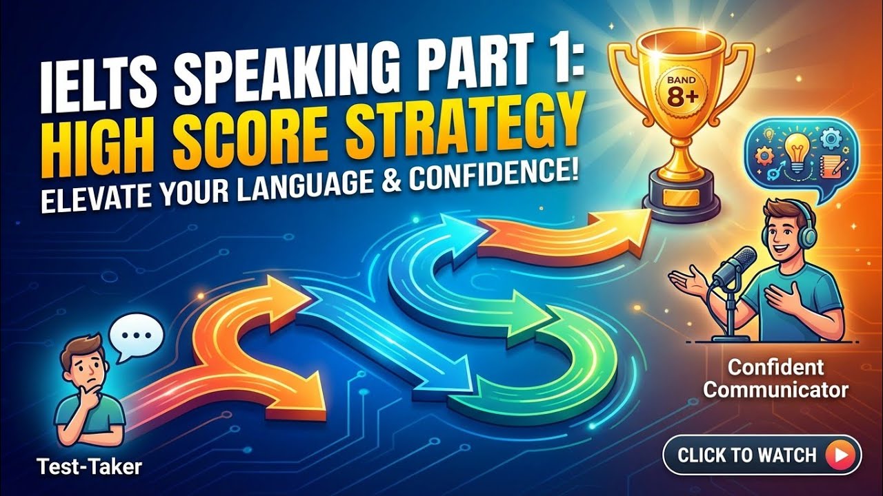 Unlocking Your IELTS Score - IELTS Speaking Part 1 Band 9 Strategy | Elevate Your Language Naturally