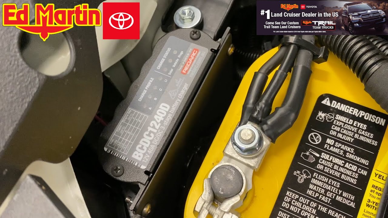 LC200-series upgrades: Redarc DCDC BCDC1240D