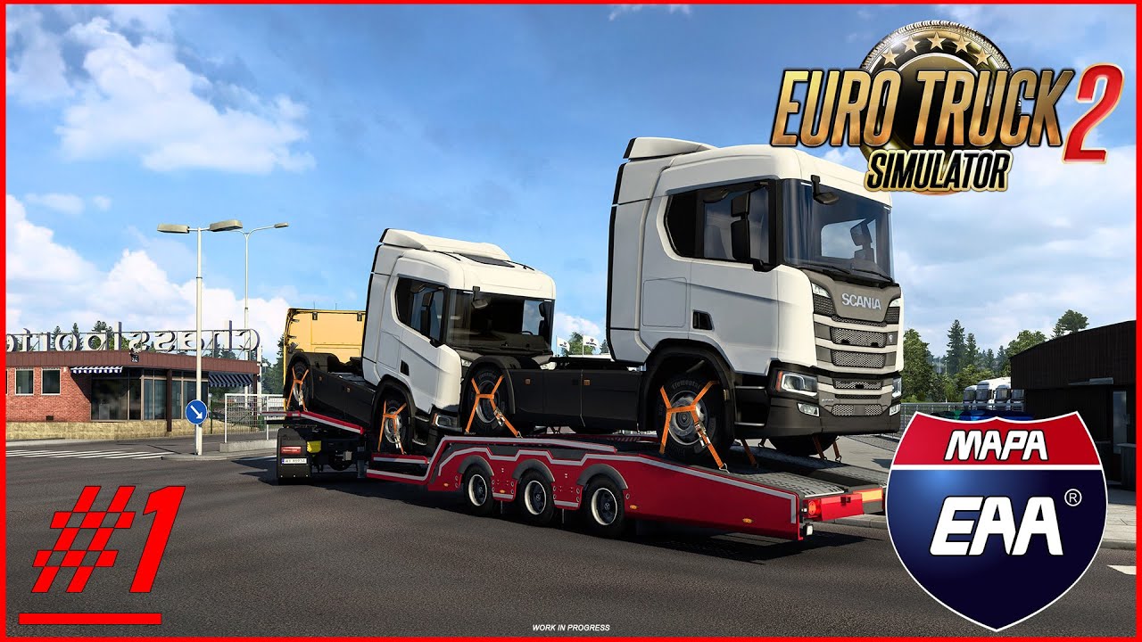 01 -  ETS 2 // VIDA NA ESTRADA // MAPA EAA EXPLORANDO A ÁMERICA