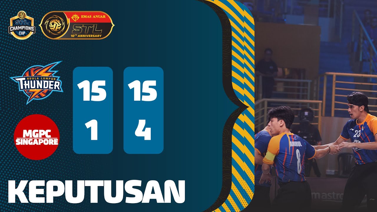 Sorotan Perlawanan: Kuala Lumpur Thunder 2 - 0 MGPC Singapore | Kumpulan A | STL Champions Cup 2024