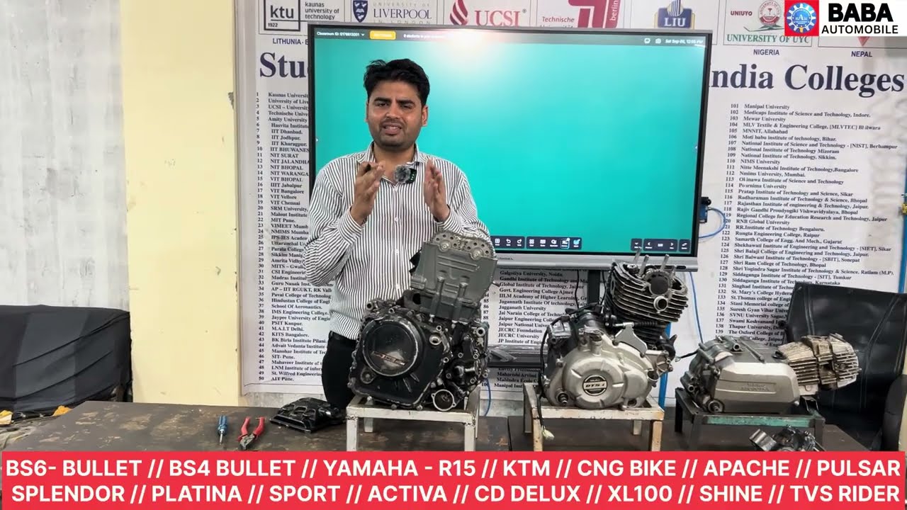 बाइक मैकेनिक ट्रेनिंग / 3 से 4 महीन  देखिए क्या क्या सीखने को मिलेगा // All BS6 BIKE ENGINE & WIRING