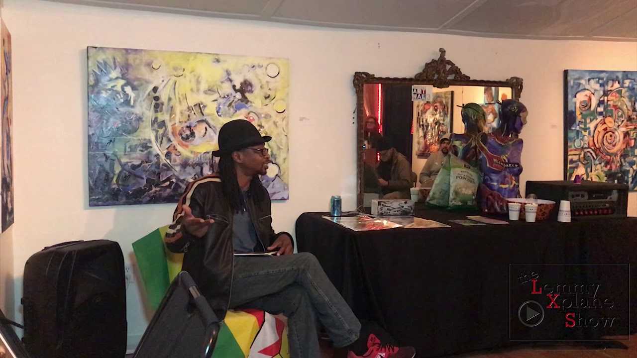 Victor Mavedzenge in conversation on art process at Studio 23 in performance art and storytelling