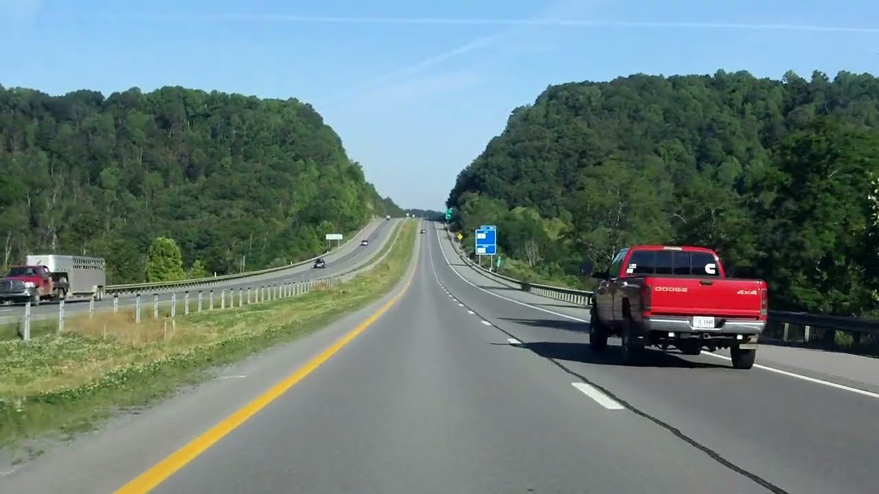 Interstate 64 - West Virginia (Exits 175 to 161) westbound