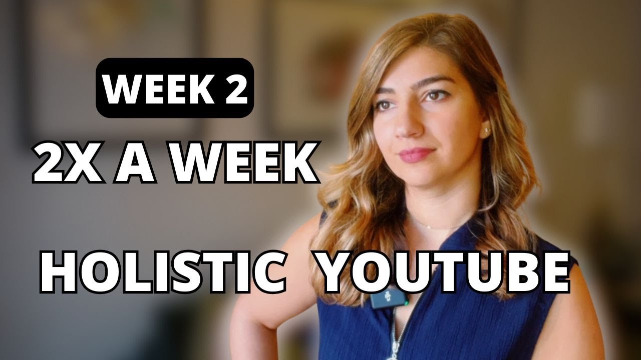 Posting Twice a Week on Youtube - The Holistic Way