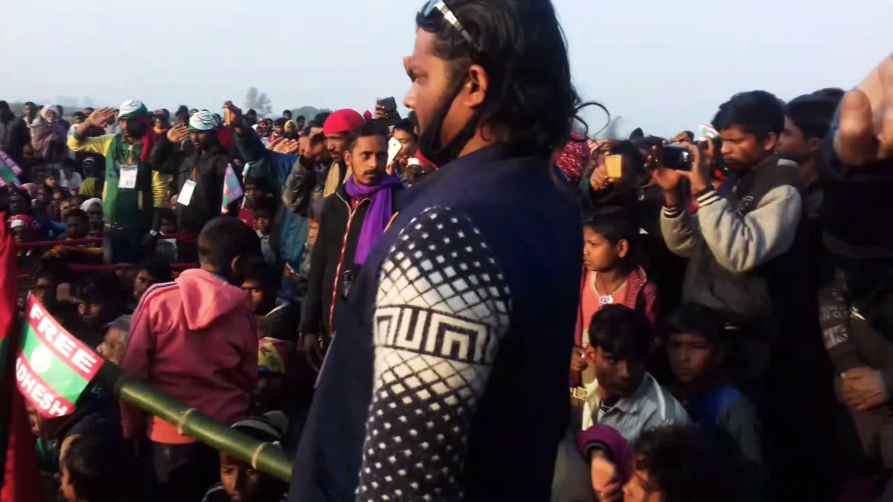 Swatantra madhesh andolan k pratham Shahid #Ram_Manohar_yadav ko apne Rastra gaan se aakhir salami..