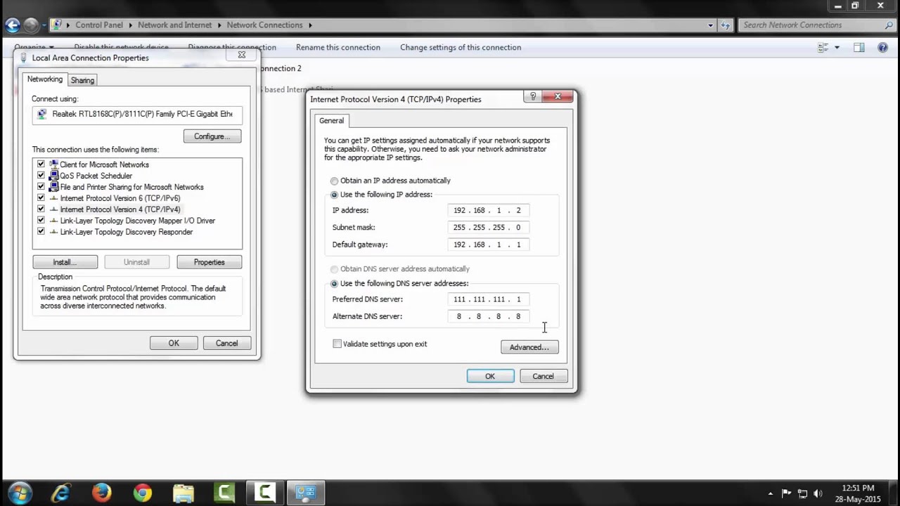 How to assign multiple IP addresses to a single Ethernet port or NIC of a PC
