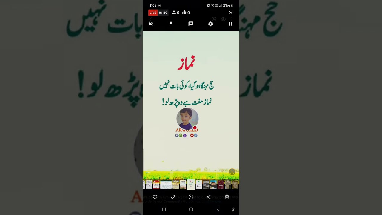 Abu Bakar درویش is live