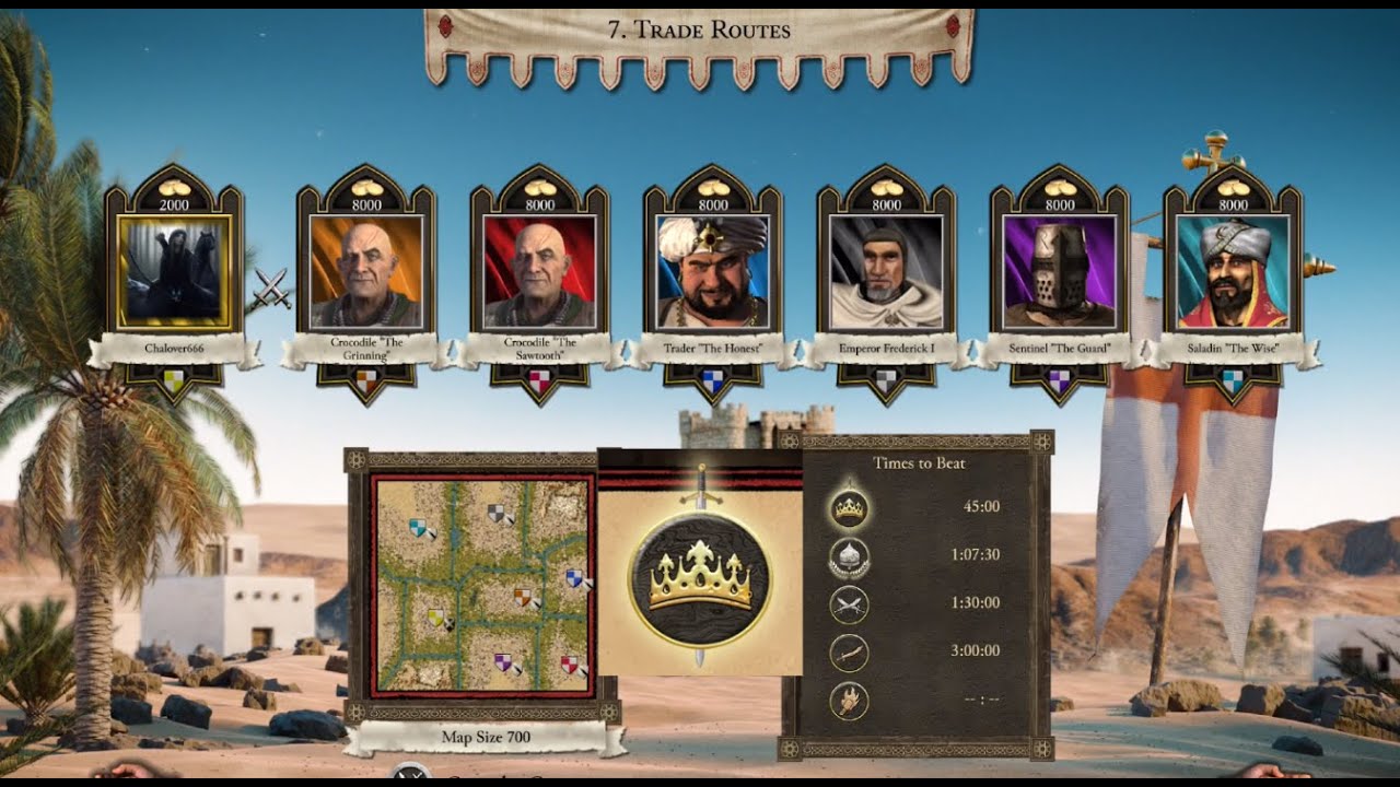 Trade Routes - Prince of the Sands - Trail of the Jackal - Stronghold Crusader DE