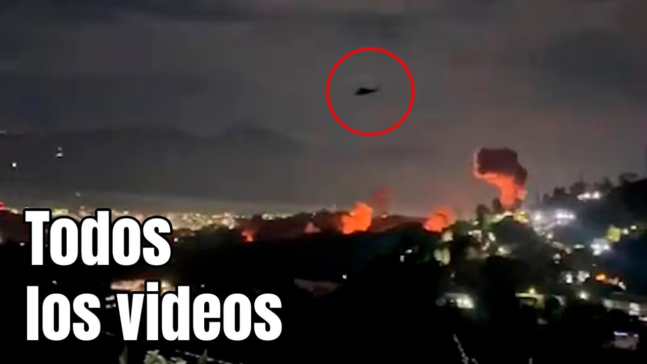 Videos del BOMBARDEO de Caracas - captura de Maduro (RECOPILACI&Oacute;N)