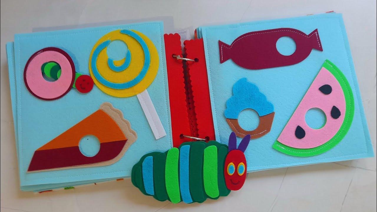 The Hungry Caterpillar Felt Activity Book DIY: How to Make
