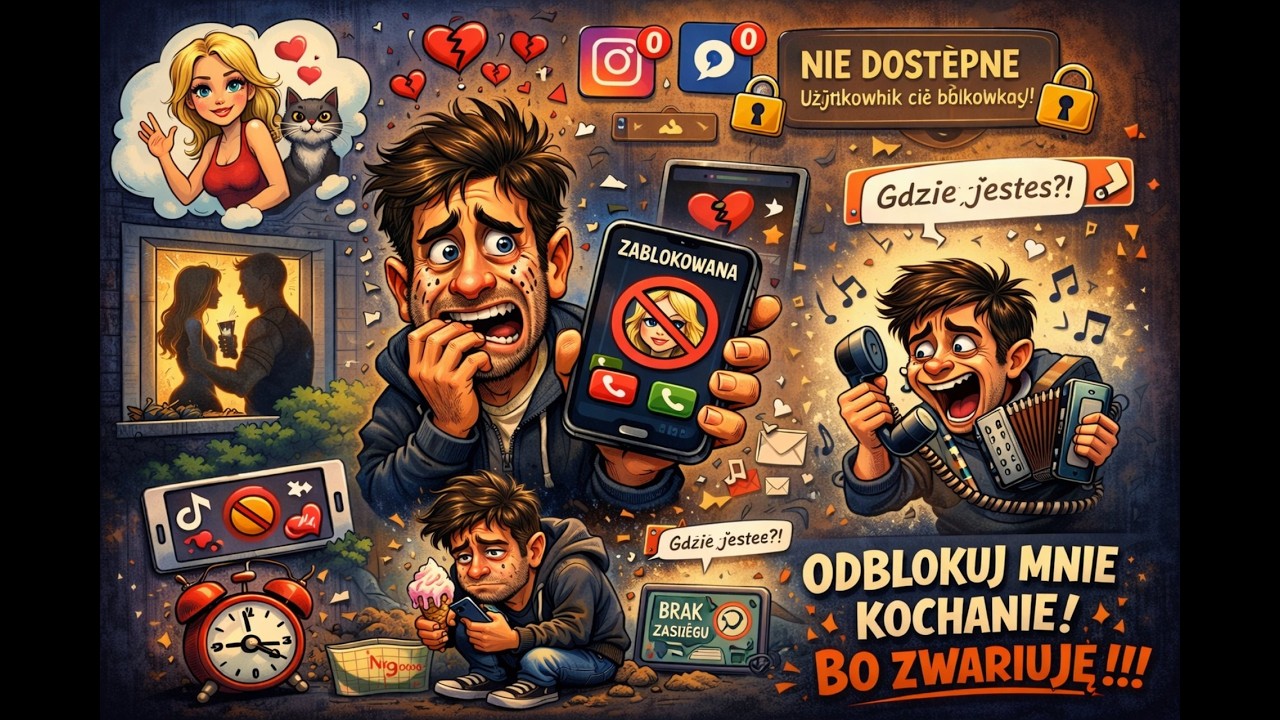 Znów mi pika lecz to nie Ty. Odblokuj mnie kochanie bo serio zwariuję 📱💔