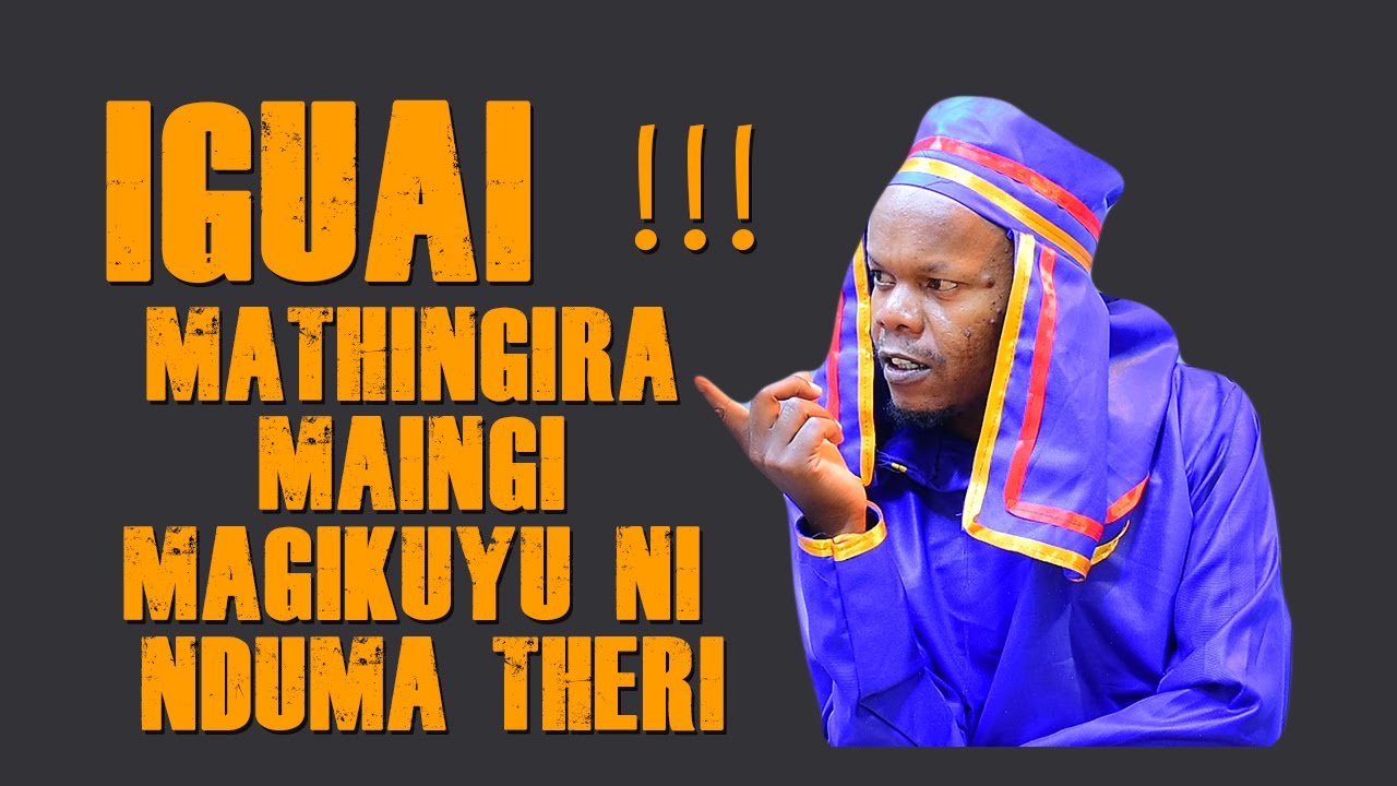SHAITANI ARAHUTHIRA AGIKUYU GUIKARIA UTHAMAKI WA THAYU:RUCO MWANGI