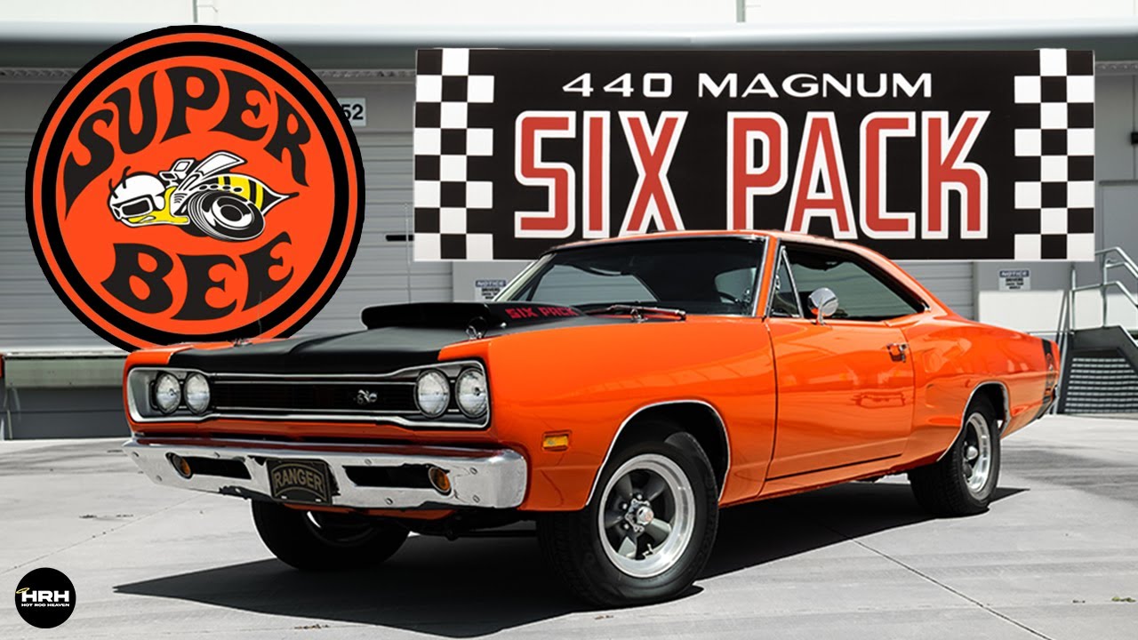 Редкий Dodge Super Bee 1969 года, 1/2, шесть автомобилей