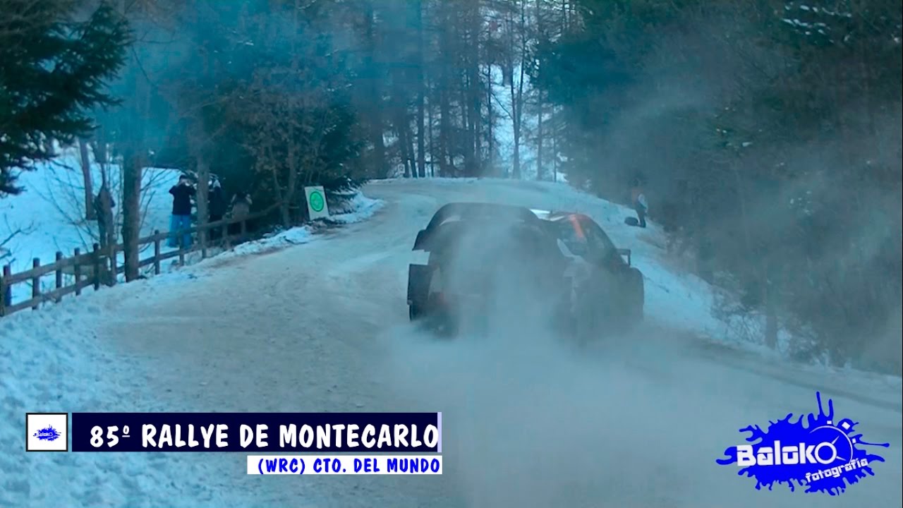 WRC RALLY DE MONTECARLO 2017 | FLAT OUT & SLIDES