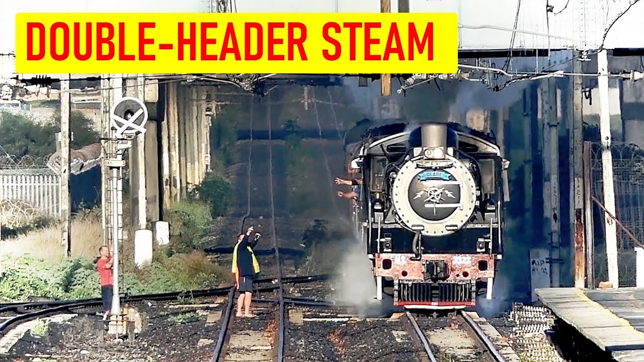 CRC Double Header Steam train to WOLSELEY