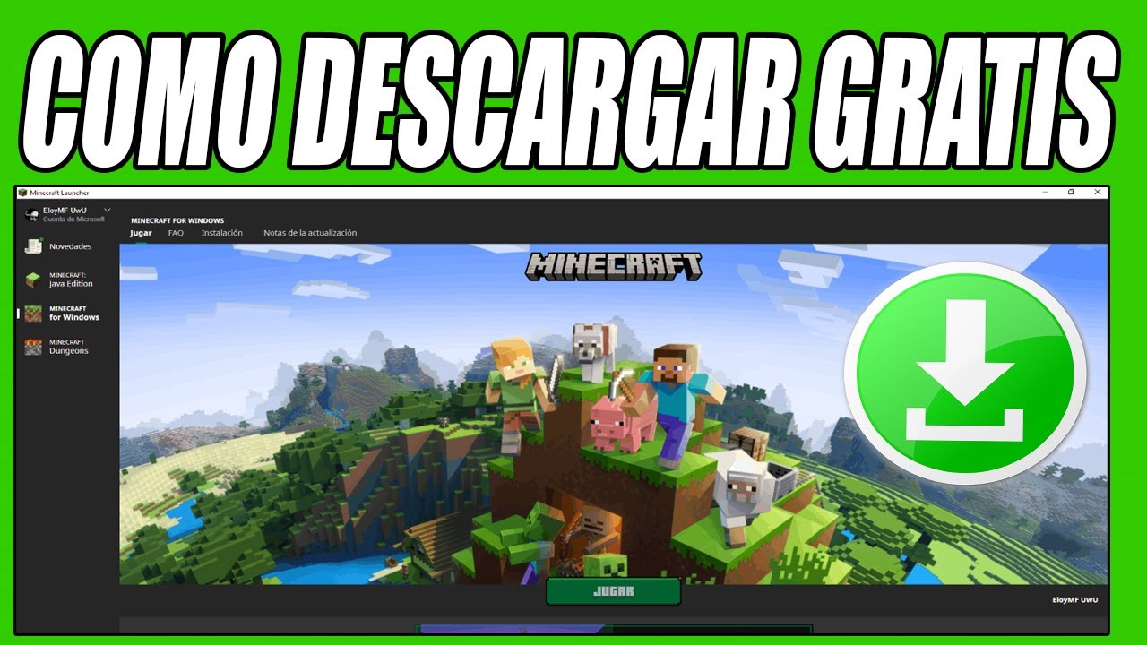 COMO DESCARGAR E INSTALAR MINECRAFT JAVA GRATIS PARA PC 2026 - MINECRAFT ULTIMA VERSION GRATIS