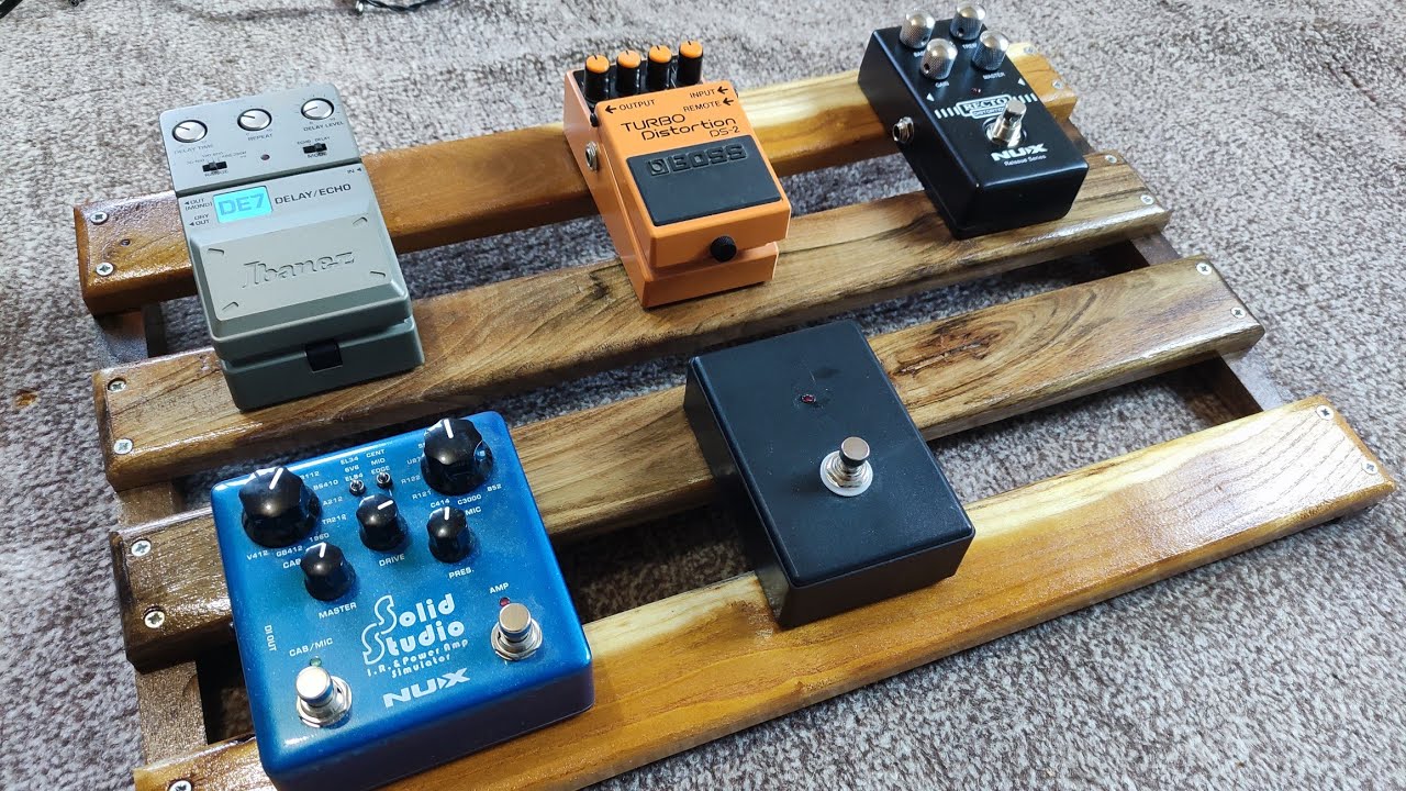 El Yapımı Pedal Board #diy #pedalboard