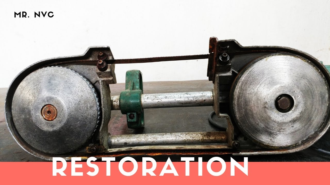 Very Old Band Saw Restoration (Kosoku HRB 1250 Band Saw Japan)