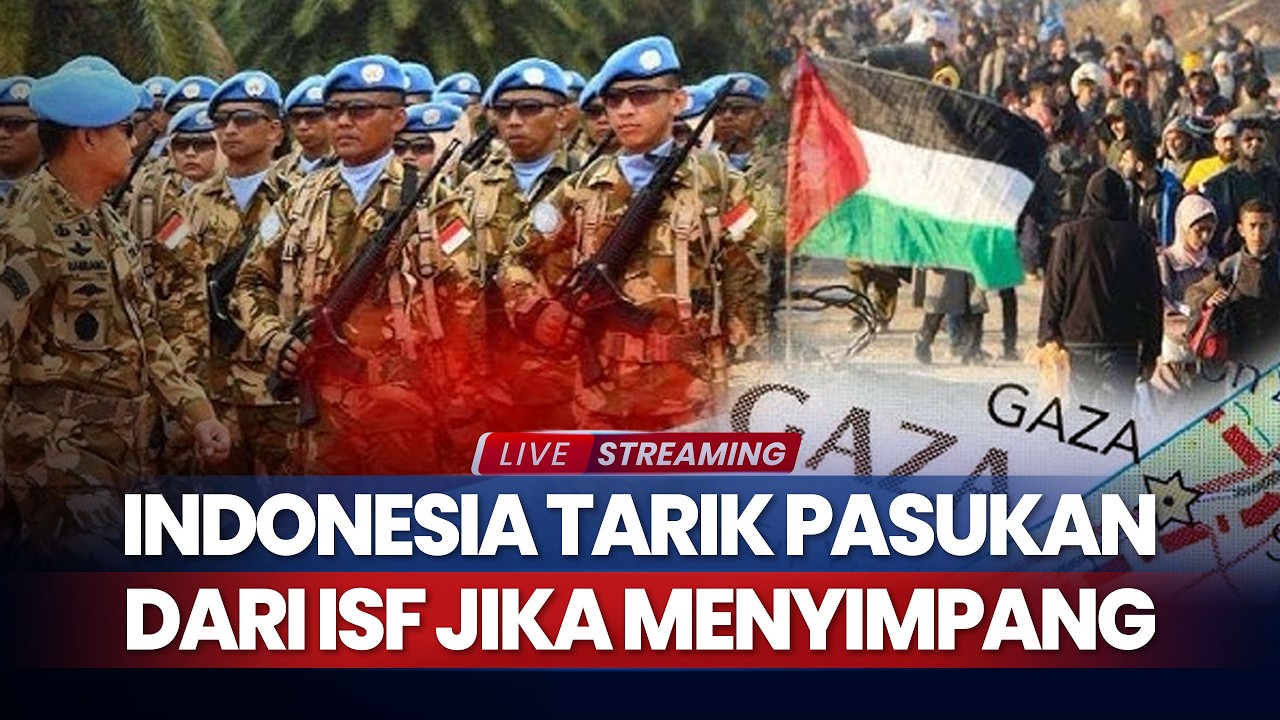 Indonesia Tarik Pasukan dari ISF Kapan Saja jika Menyimpang
