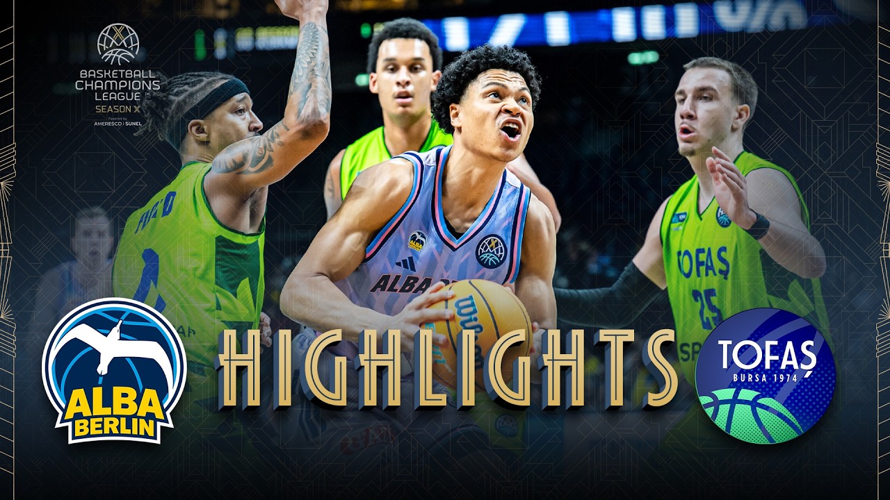 ALBA BERLIN v Tofas Bursa | Round of 16 | Highlights | #BasketballCL 2025-26