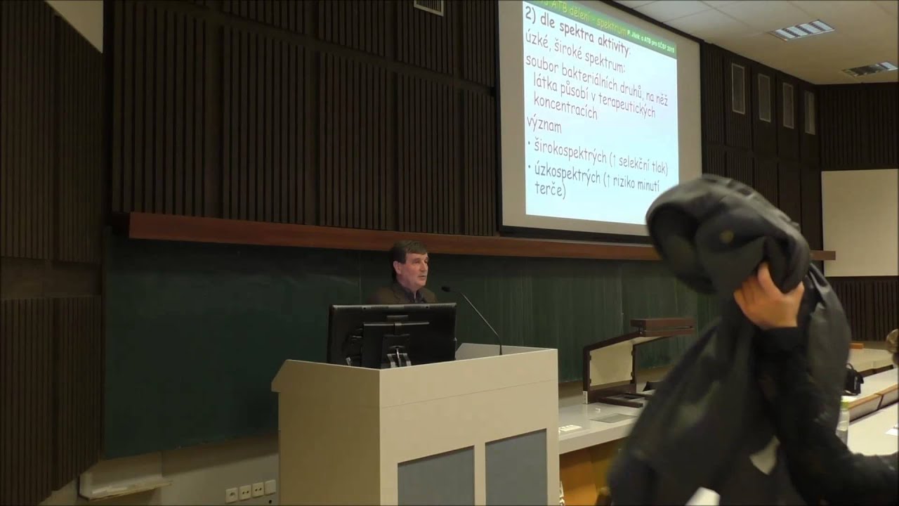 Antibiotický týden -  přednáška Antibiotika léčící i škodící 16.11.  PharmDr  Petr Jílek, CSc