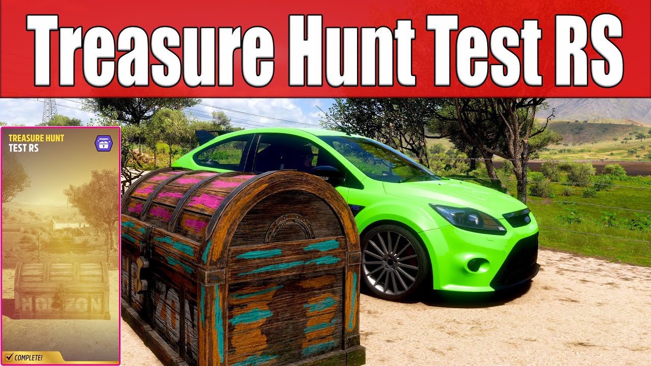 Forza Horizon 5 Treasure Hunt Test RS - Focus your mind on some upgrades at the track