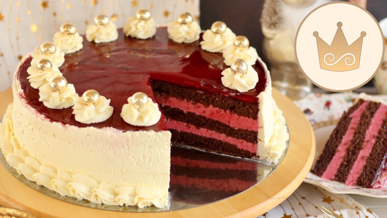 LEBKUCHENTORTE MIT HIMBEERSAHNE! DIE WEIHNACHTSTORTE 24 BACKEN 💝👑 REZEPT VON SUGARPRINCESS