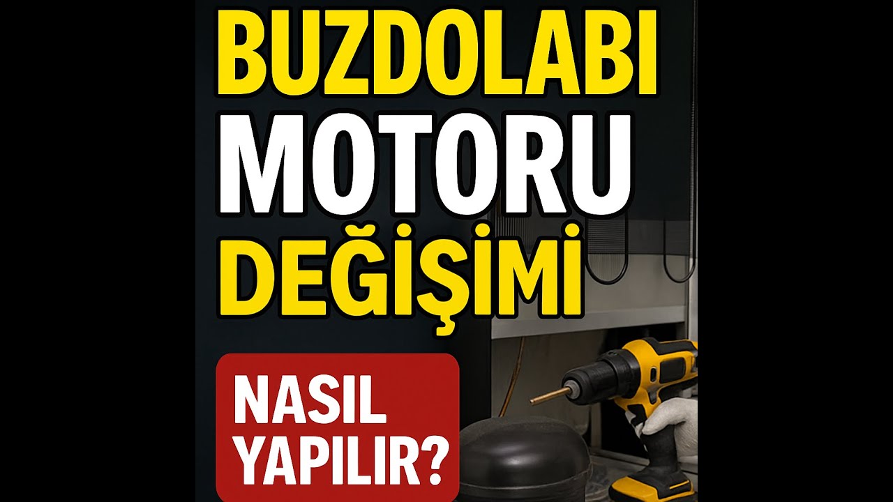 🔧 Buzdolabı Motor Değişimi Nasıl Yapılır? | Detaylı Anlatım + Tüm İpuçları!