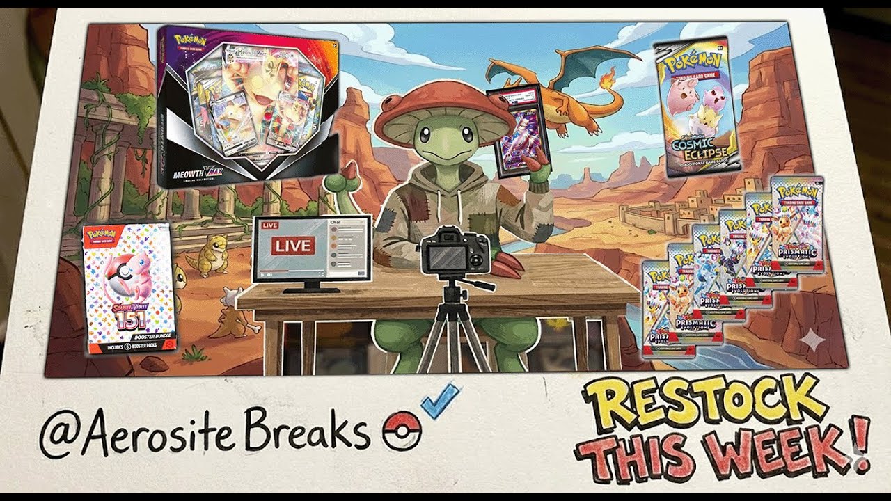 🔴 LIVE 🐻‍❄️ | HUGE RESTOCK and GIVEAWAYS!!! | Pokemon RIP AND SHIP |  !shop !shorts