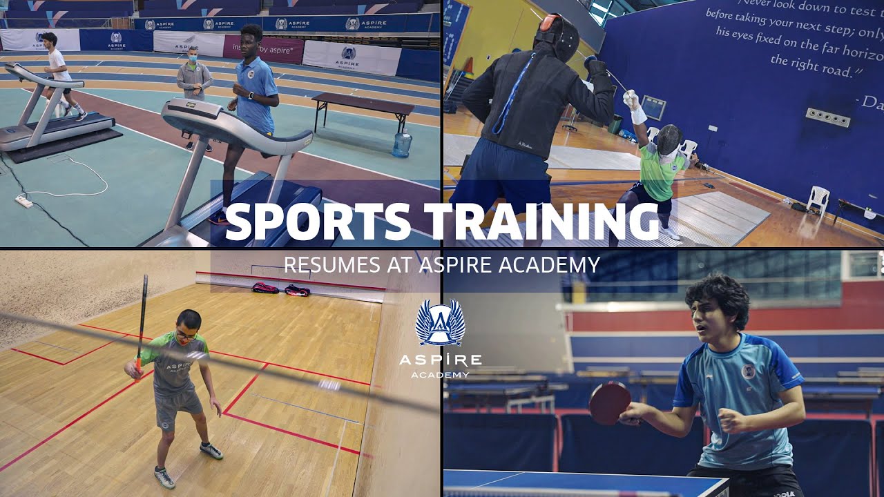 Aspire Academy's Sports Athletes Return to Ground Training after COVID-19 Pause
