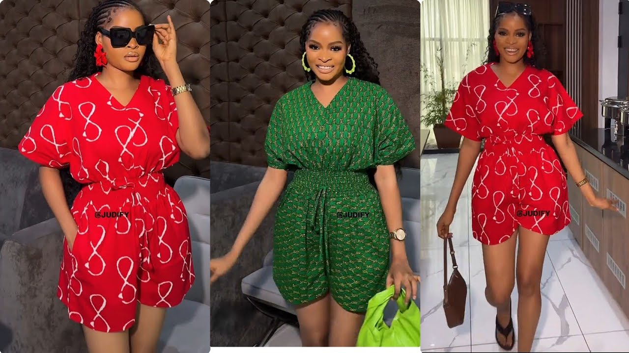 How to cut and sew a playsuit with shirred gathering on the waist/Easy romper tutorial with elastic 