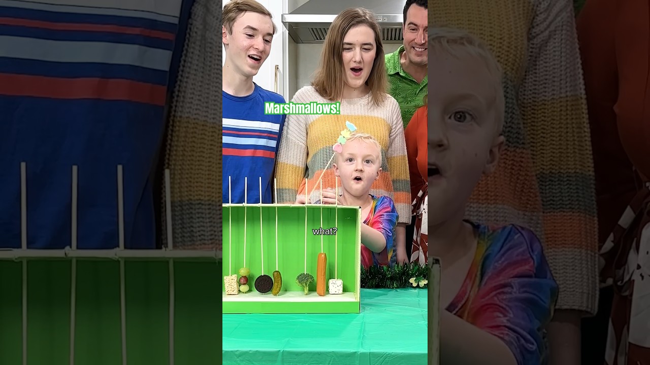 Chocolate Fountain Surprise Challenge 🍀🍫🍀 | Ballinger Family #stpatricksday #challenge