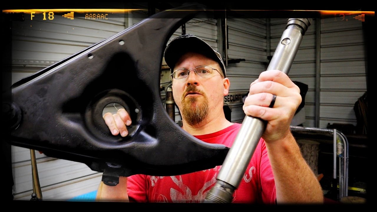 (REBUILDING) A 1965 C/10 Lower Control Arm - Pivot Shaft Install (How To)