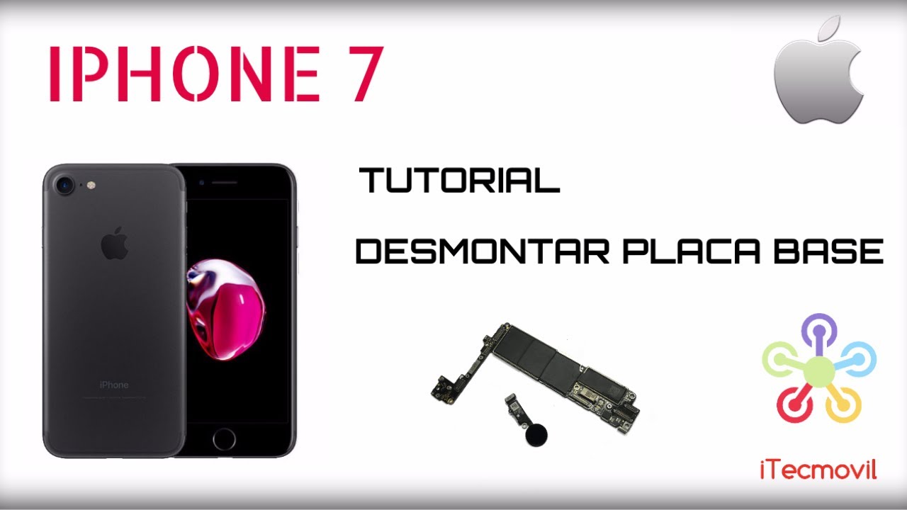 Desmontar iPhone 7 (PLACA BASE)