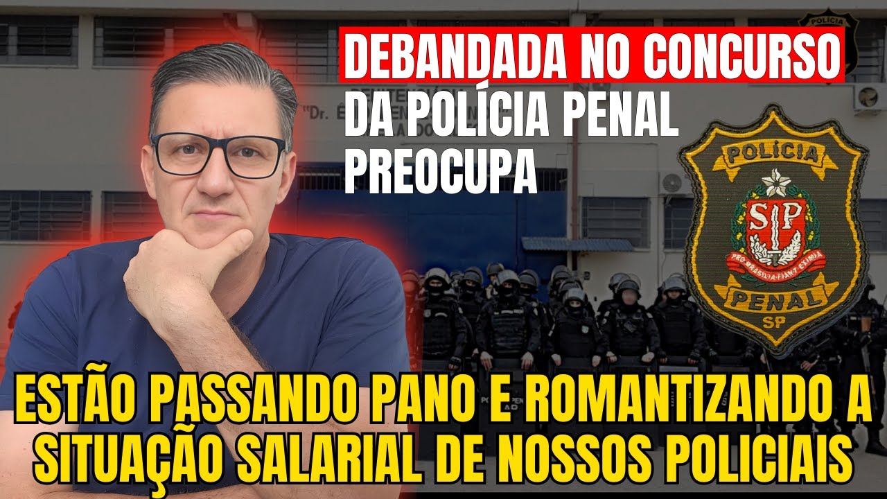 DEBANDADA chegou na POLÍCIA PENAL SP: ninguém quer ganhar R$ 4.695,60 [tentaram PASSAR pano...]