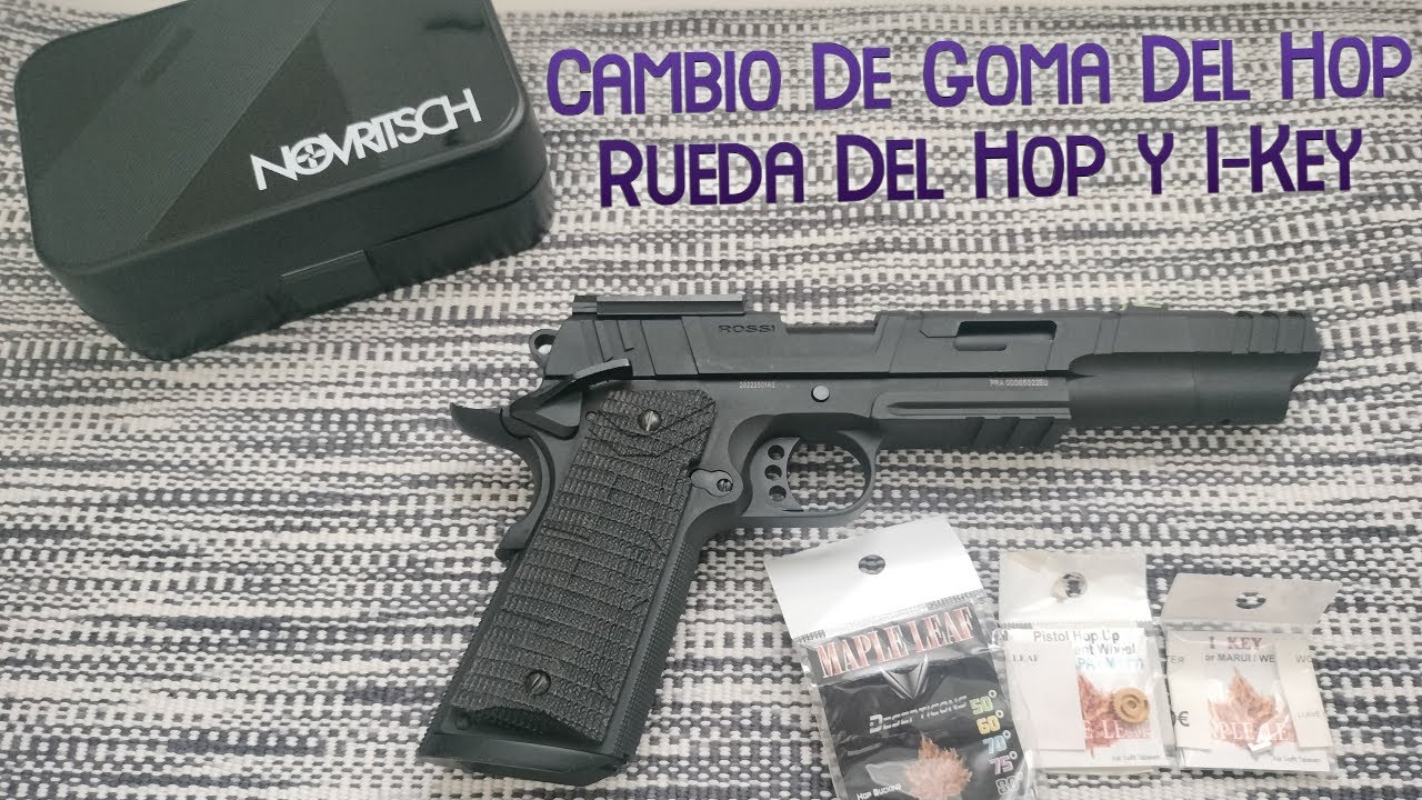 UpGrade Rossi 1911 - Cambiando Goma, Rueda y I-Key Del HopUp - #airsoft #upgrades #rossi1911