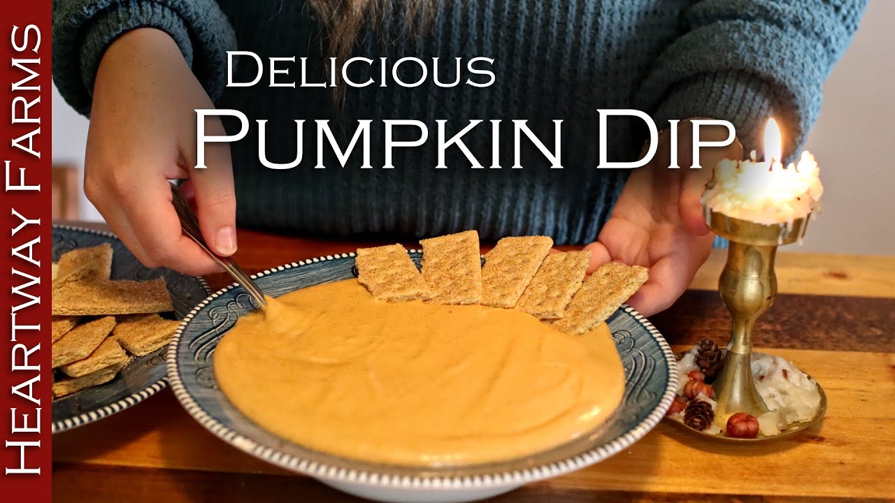 The MOST amazing EASY pumpkin dip for the holidays! Snack Recipe