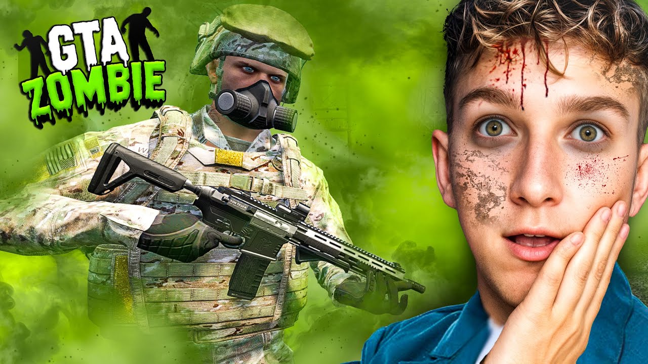 GTA V ZOMBIE #4 - Z4B&Oacute;JCZY GAZ UWOLNIONY☢️