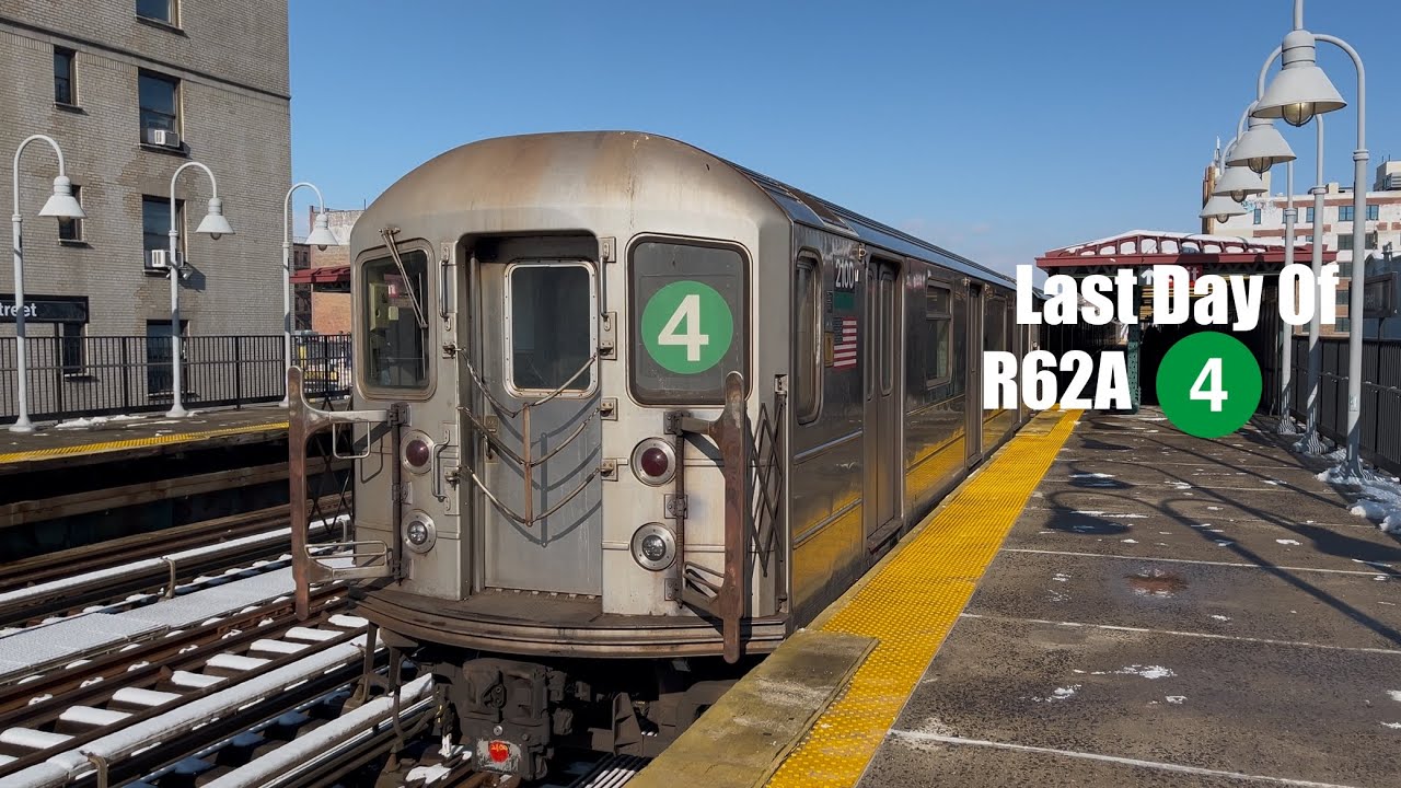 Last Day Of R62A (4) Trains
