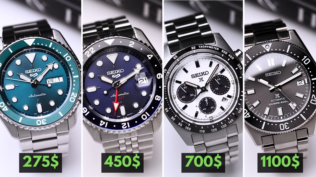 Я сравнил 4 модели Seiko… И одни из них меня потрясли!