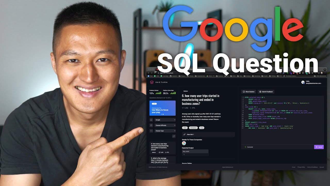 Вопросы и ответы на собеседование по SQL-специалисту по науке о данных
