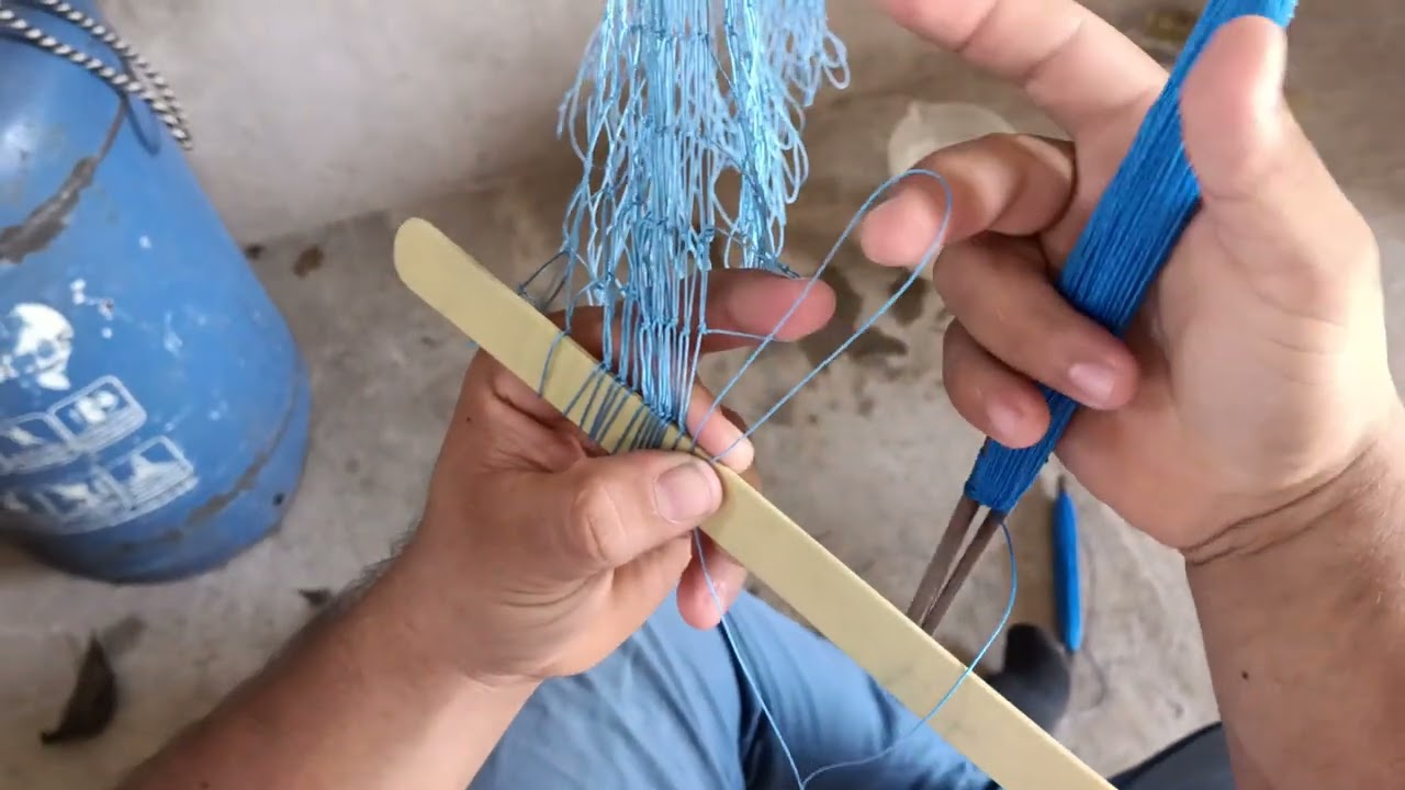 un nudo para hacer atarraya muy bueno y rápido