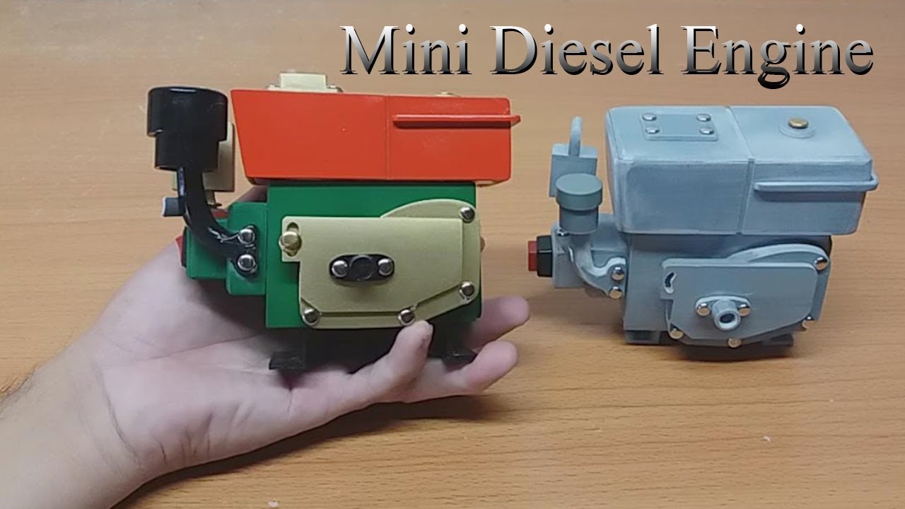 How To Make A Diesel Engine Model At Home | Fast Speed Mini Diesel Engine From pvc pipe DIY