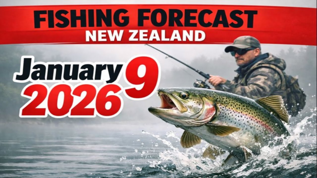 FISHING FORECAST in New Zealand on January 9 2026: Drop Everything and Go Fishing!